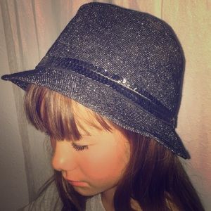 Black hat with sequins